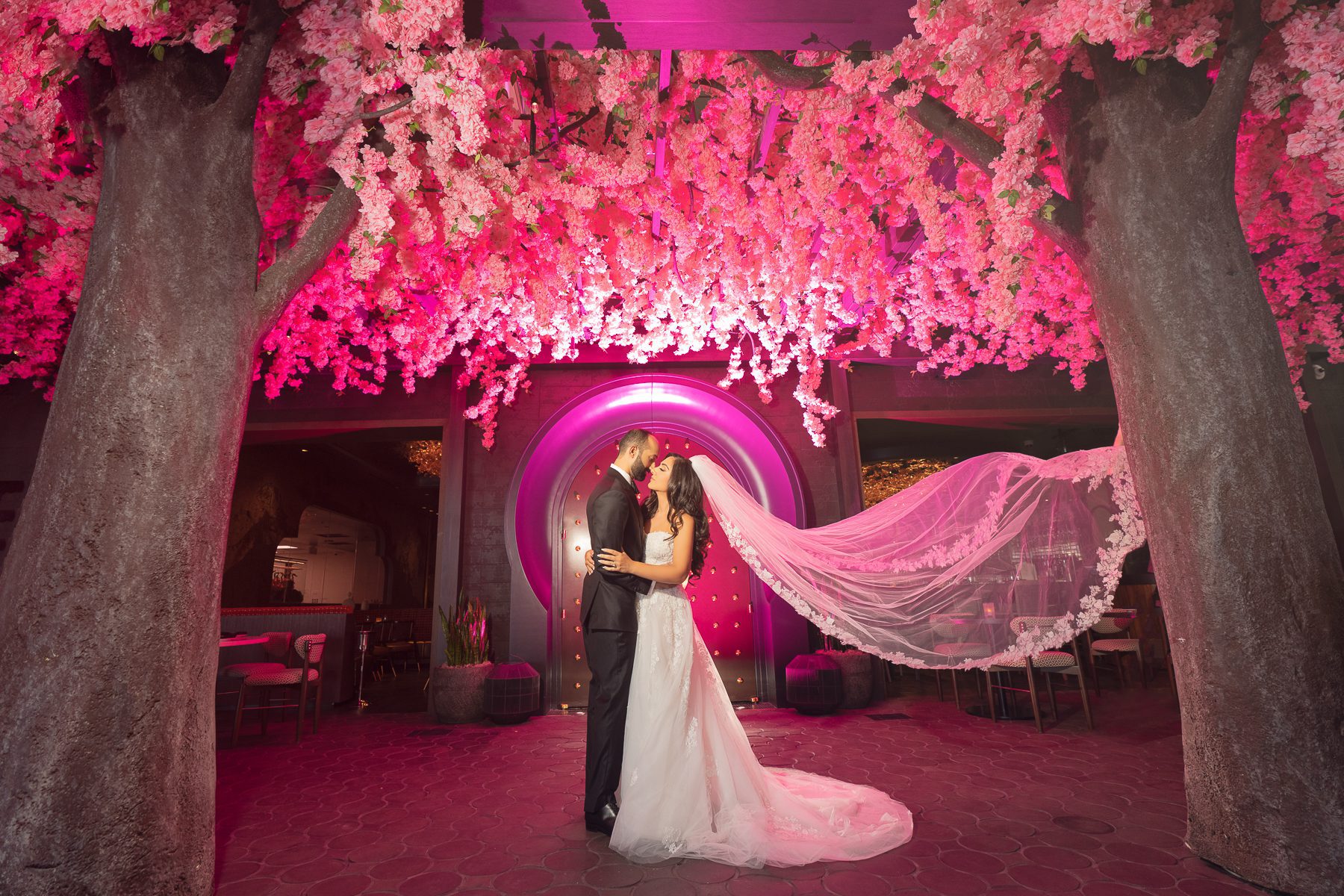 wedding photography at Resorts World Las Vegas