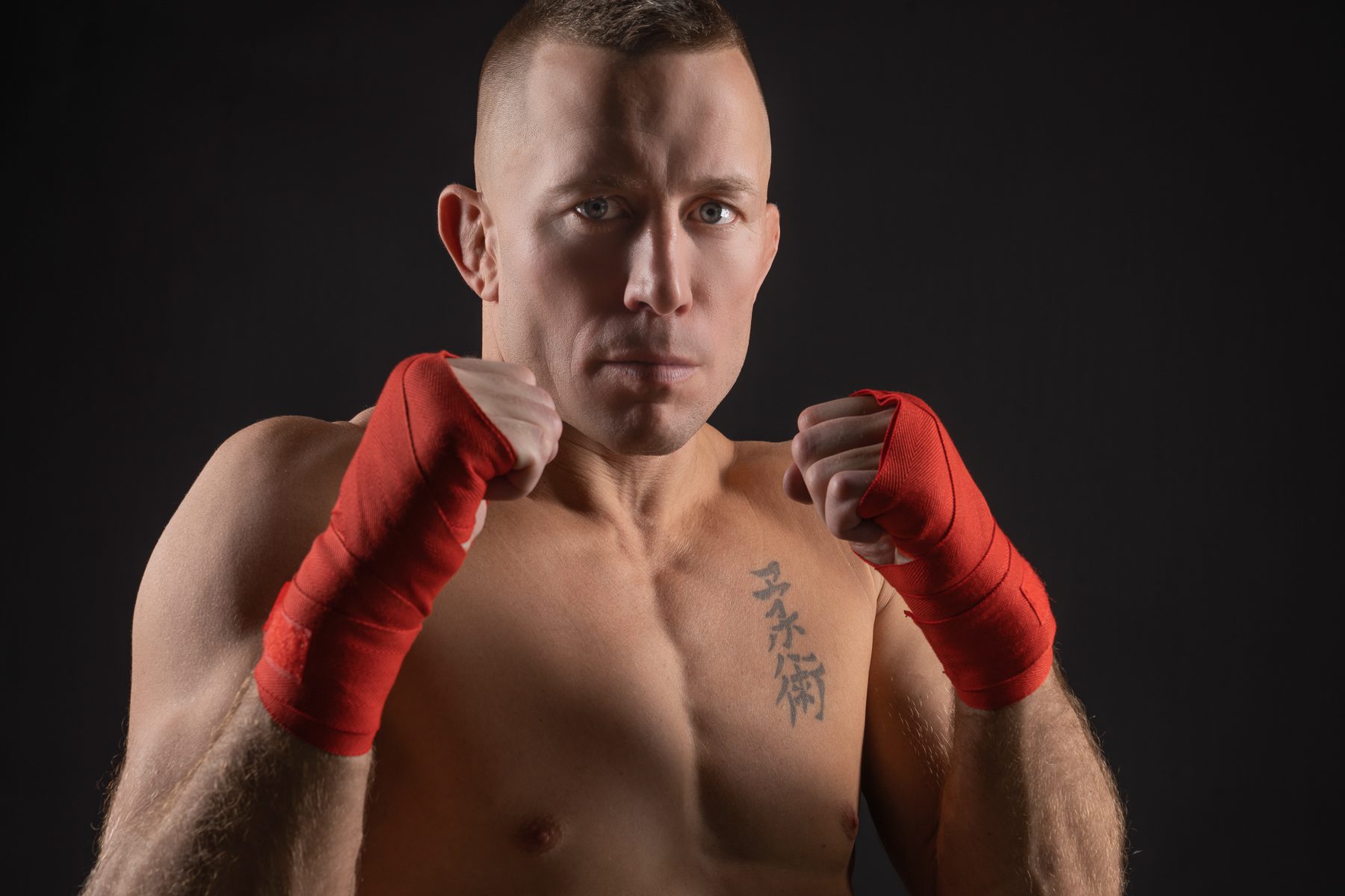 MMA Photoshoot with Georges St-Pierre