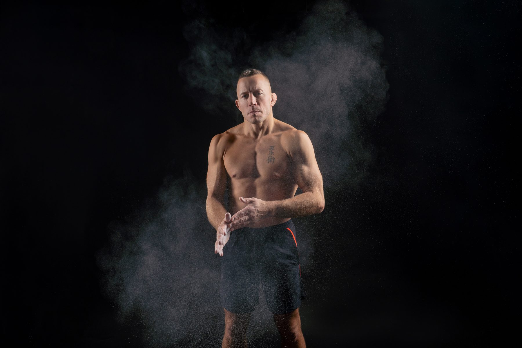 MMA Photoshoot with Georges St-Pierre